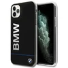 BMW BMHCN65PCUBBK Apple iPhone 11 Pro Max 6.5″ juodos spalvos kietas dėklas Signature Printed Logo
