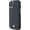 Dėklas BMW BMHMP14S23PUFWK Apple iPhone 14 / 15 / 13 6.1″ juodos spalvos Signature Wrapped Metal MagSafe