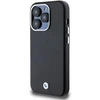 Dėklas BMW BMHMP14L23PUFWK Apple iPhone 14 Pro 6.1″ juodos spalvos Signature Wrapped Metal MagSafe