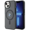 Dėklas BMW BMHMP15MDSLK Apple iPhone 15 Plus 14 Plus 6.7″ juodos spalvos kietas dėklas IML Signature MagSafe