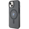 Dėklas BMW BMHMP15MDSLK Apple iPhone 15 Plus 14 Plus 6.7″ juodos spalvos kietas dėklas IML Signature MagSafe