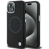 Dėklas BMW BMHMP15SSILBK2 Apple iPhone 15 14 13 6.1″ juodos spalvos Signature Liquid Silicone MagSafe