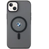Dėklas BMW BMHMP14MDSLK Apple iPhone 14 Plus / 15 Plus 6.7″ juodos spalvos kietas dėklas Signature MagSafe