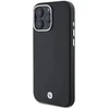 BMW BMHMP16X23 PUFWK Apple iPhone 16 Pro Max 6.9″ juodos spalvos kietas dėklas Sign Full Wrapped Metal MagSafe