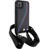 Dėklas BMW BMHCP15M23 PSVTK Apple iPhone 15 Plus 14 Plus 6.7″ juodos spalvos kietas dėklas M Edition Carbon Tricolo