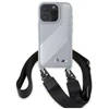 BMW BMHCP16X23PSCCG Apple iPhone 16 Pro Max 6.9" pilkas kietas dėklas M Edition Carbon Stripe & Strap