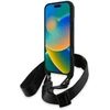 Dėklas BMW BMHCP16X23PSCCK Apple iPhone 16 Pro Max 6.9″ juodos spalvos hardcase M Edition Carbon Stripe & Strap