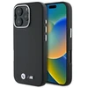 BMW BMHCP16L23 PMWK Apple iPhone 16 Pro 6.3″ juodos spalvos kietas dėklas M Smooth Full Wrapped Metal