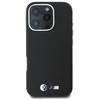 BMW BMHCP16X23 PMWK Apple iPhone 16 Pro Max 6.9″ juodos spalvos kietas dėklas M Smooth Full Wrapped Metal
