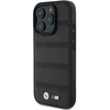 BMW BMHMP16L23 PUSPK Apple iPhone 16 Pro 6.3″ juodos spalvos kietas dėklas M Perforated And Stitched Line MagSafe