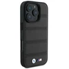 BMW BMHMP16L23 PUSPK Apple iPhone 16 Pro 6.3″ juodos spalvos kietas dėklas M Perforated And Stitched Line MagSafe