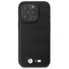 BMW BMHMP16X23 PUSPK Apple iPhone 16 Pro Max 6.9″ juodos spalvos kietas dėklas M Perforated And Stitched Line MagSafe