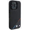 BMW BMHMP16L23 PUPDK Apple iPhone 16 Pro 6.3″ juodos spalvos kietas dėklas M Perforated Tricolor Line MagSafe
