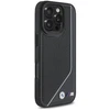 BMW BMHMP16L23 PUCPK Apple iPhone 16 Pro 6.3″ juodos spalvos kietas dėklas M Perforated Twisted Line MagSafe