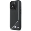 BMW BMHMP16L23 PUCPK Apple iPhone 16 Pro 6.3″ juodos spalvos kietas dėklas M Perforated Twisted Line MagSafe