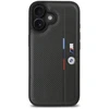 BMW BMHCP16S23 PUPVA Apple iPhone 16 6.1″ anthracite kietas dėklas M Perforated Tricolor Detail Line