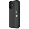 BMW BMHCP16S23 PUPVA Apple iPhone 16 6.1″ anthracite kietas dėklas M Perforated Tricolor Detail Line