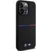BMW BMHMP15X22SMPK Apple iPhone 15 Pro Max 6.7″ juodos spalvos kietas dėklas M Silicone Pattern MagSafe