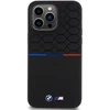 BMW BMHMP15X22SMPK Apple iPhone 15 Pro Max 6.7″ juodos spalvos kietas dėklas M Silicone Pattern MagSafe