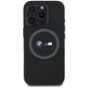 BMW BMHMP16X23SROK Apple iPhone 16 Pro Max 6.9" dėklas telefonui juodos spalvos M Silikoninis Printed Ring MagSafe