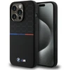 BMW BMHMP15L22SMPK Apple iPhone 15 Pro 6.1″ juodos spalvos kietas dėklas M Silicone Pattern MagSafe