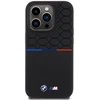 BMW BMHMP15L22SMPK Apple iPhone 15 Pro 6.1″ juodos spalvos kietas dėklas M Silicone Pattern MagSafe