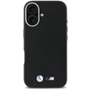 BMW BMHCP16S23 PMWK Apple iPhone 16 6.1″ juodos spalvos kietas dėklas M Smooth Full Wrapped Metal