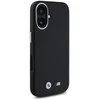 BMW BMHCP16S23 PMWK Apple iPhone 16 6.1″ juodos spalvos kietas dėklas M Smooth Full Wrapped Metal