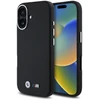 BMW BMHCP16S23 PMWK Apple iPhone 16 6.1″ juodos spalvos kietas dėklas M Smooth Full Wrapped Metal