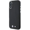 BMW BMHMP16M23 PMWK Apple iPhone 16 Plus 6.7″ juodos spalvos kietas dėklas M Smooth Full Wrapped Metal MagSafe