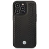 Dėklas BMW BMHCP14L22RFGK Apple iPhone 14 Pro 6.1″ juodos spalvos Leather Diamond Pattern