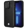 Dėklas BMW BMHCP14L22RFGK Apple iPhone 14 Pro 6.1″ juodos spalvos Leather Diamond Pattern