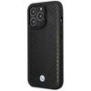 Dėklas BMW BMHCP14L22RFGK Apple iPhone 14 Pro 6.1″ juodos spalvos Leather Diamond Pattern