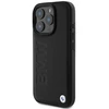 BMW Leather Hot Stamp Apple iPhone 16 Pro Max - dėklas telefonui juodos spalvos