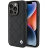 BMW Odinis dygsniuotas dėklas iPhone 15 Pro Max - juodas