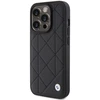 BMW Odinis dygsniuotas dėklas iPhone 15 Pro Max - juodas