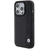 Dėklas BMW BMHCP15X22RBDK Apple iPhone 15 Pro Max 6.1″ juodos spalvos kietas dėklas Leather Mėlyna Dots