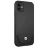 Apple iPhone 11 BMW dėklas odinis Perforate (BMHCN61RSWPK) juodos spalvos