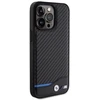 Dėklas BMW BMHCP15X22NBCK Apple iPhone 15 Pro Max 6.7″ juodos spalvos Leather Carbon