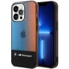 BMW pusiau trispalvė dėklas iPhone 14 Pro Max (juodas)