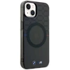 BMW BMHMP14MHGPK Apple iPhone 14 Plus / 15 Plus 6.7″ Pilkas Pattern MagSafe Dėklas