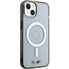 BMW BMHMP15SHCRS Apple iPhone 15 / 14 / 13 6.1" skaidrus dėklas hardcase Sidabrinis Ring MagSafe