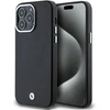 Dėklas BMW BMHMP15X23PUFWK Apple iPhone 15 Pro Max 6.7″ juodos spalvos Signature Wrapped Metal MagSafe