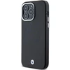 Dėklas BMW BMHMP15X23PUFWK Apple iPhone 15 Pro Max 6.7″ juodos spalvos Signature Wrapped Metal MagSafe