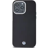 Dėklas BMW BMHMP15X23PUFWK Apple iPhone 15 Pro Max 6.7″ juodos spalvos Signature Wrapped Metal MagSafe