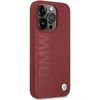 Apple iPhone 15 Pro BMW dėklas silikoninis Big Logo MagSafe (BMHMP15LSLBLRE) raudonos spalvos