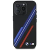 BMW BMHMP16X23SSPK Apple iPhone 16 Pro Max 6.9″ juodos spalvos kietas dėklas Silicone Random Lines MagSafe