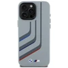 BMW BMHMP16X23SLIG Apple iPhone 16 Pro Max 6.9" dėklas telefonui pilkos spalvos Silikoninis Turning Lines MagSafe