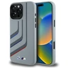 BMW BMHMP16X23SLIG Apple iPhone 16 Pro Max 6.9" dėklas telefonui pilkos spalvos Silikoninis Turning Lines MagSafe