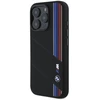 BMW BMHMP16X23SCUK Apple iPhone 16 Pro Max 6.9″ juodos spalvos kietas dėklas Silicone Cut Tricolor Lines MagSafe